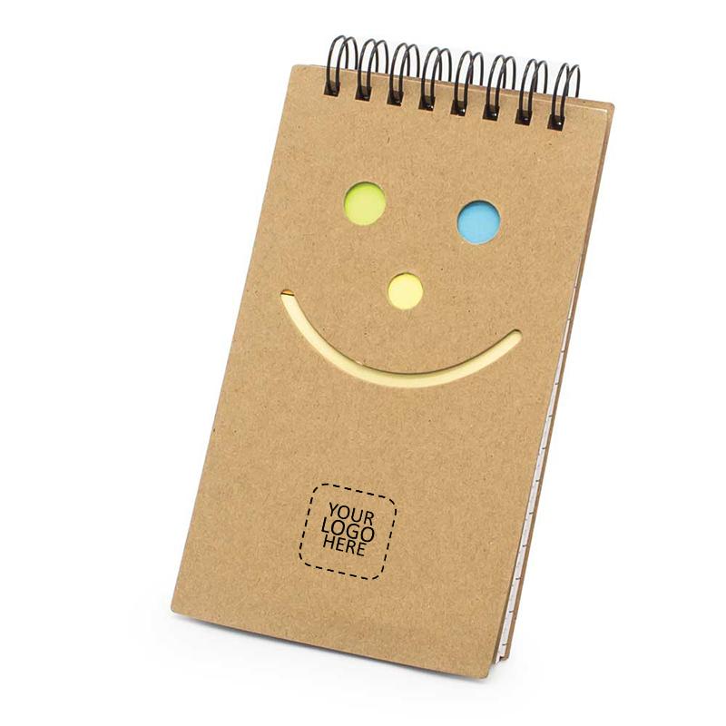 Spiral Notepad With Smiley Cut-Out